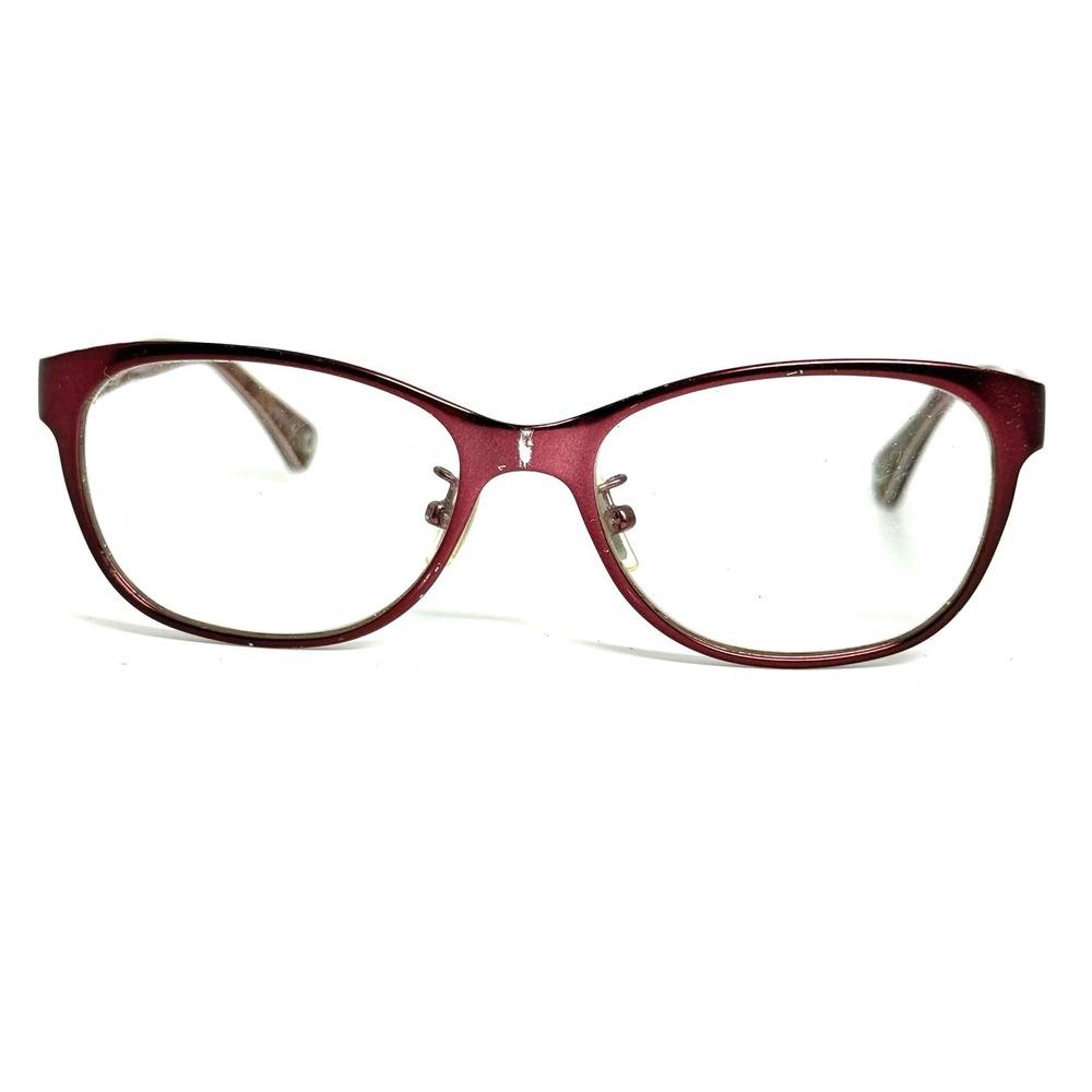 Coach Ashlyn HC 5039 9134 Satin Burgundy Cat Eye Eyeglasses Frames 51-16-135